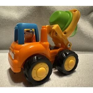 Cement Truck Huile Toys Friction Powered Push & Go Toy Car Truck Construction